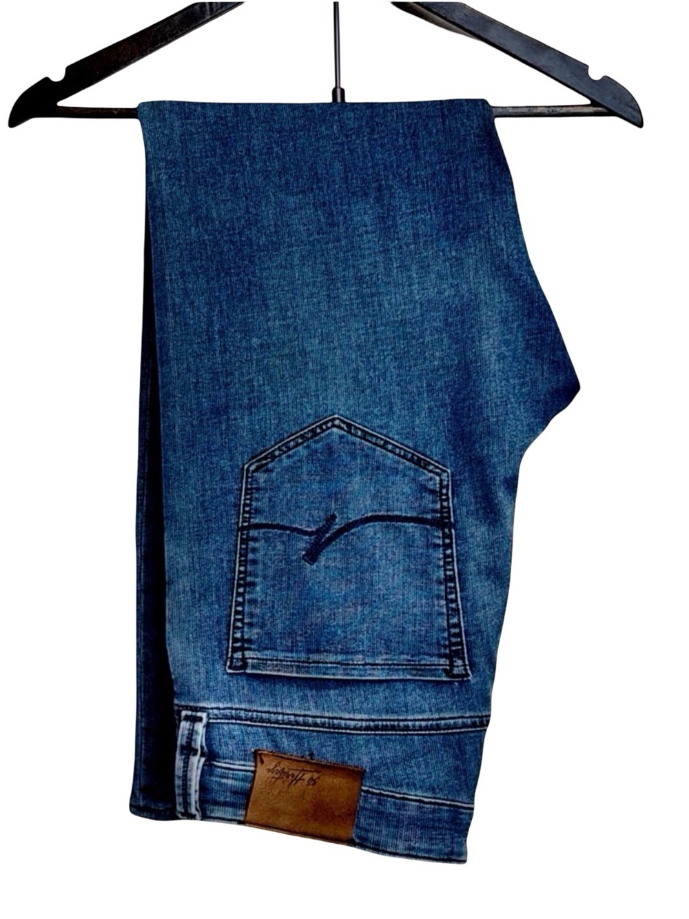 34 Heritage Courage Men’s Straight Leg Jeans | Premium Stretch Denim | 35x30